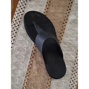 RIGHT SHOE ONLY Crocs 1 SHOE Black Slide Sandal Comfortable Toe-Post Right Foot